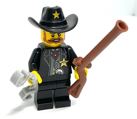Lego Sheriff Minifigure - Western Frontier Wild West Fig