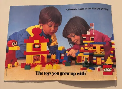 Lego Catolog 1985 (Parent's Guide to Lego System) 80’s, Duplo, Knights, Town,