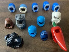 LEGO 13 Minifigure Headgear, Star Wars, Castle, Undersea, Collectible, etc.