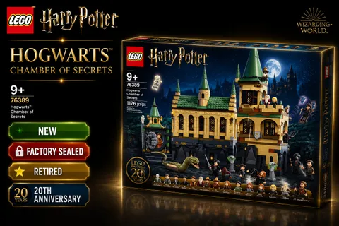 LEGO Harry Potter 76389 Hogwarts Chamber of Secrets NEW Factory Sealed Retired