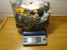 LEGO Tires & Wheels Rims Gears Assorted Sizes & Color Parts and Pieces Lot