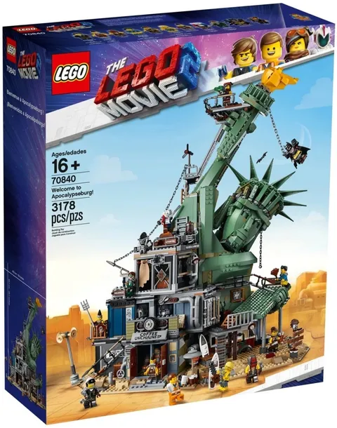 Lego 70840 Welcome to Apocalypseburg! 3178pcs Expedited Shipping - Open Box