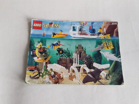 LEGO instructions leaflet manual for 6559 Deep Sea Bounty 6559-1 Divers 1997