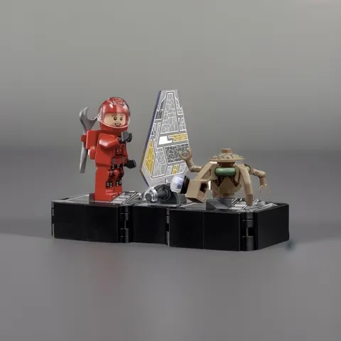 LEGO 11389 Project Hail Mary: Ryland Grace Minifigure +Rocky + Display Stand