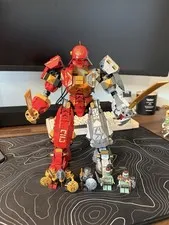 LEGO NINJAGO Mechs Fire Stone Mech 71720 Complete Set w/ Minifigures 968 pcs