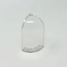 6059 LEGO Parts Panel 3x3x6 Corner Convex w/ Curved TRANSPARENT CLEAR (1)