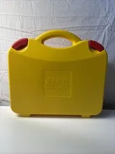 Yellow Lego Carrying Case With 3 Moveable Dividers