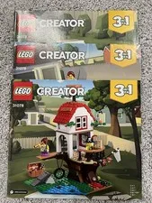 Lego Creator 31078 Treehouse Treasures Instruction Manuals Only 3 Books Only.