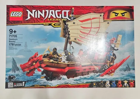 LEGO 71705 Ninjago Legacy Destiny's Bounty Retired Set Brand New Sealed