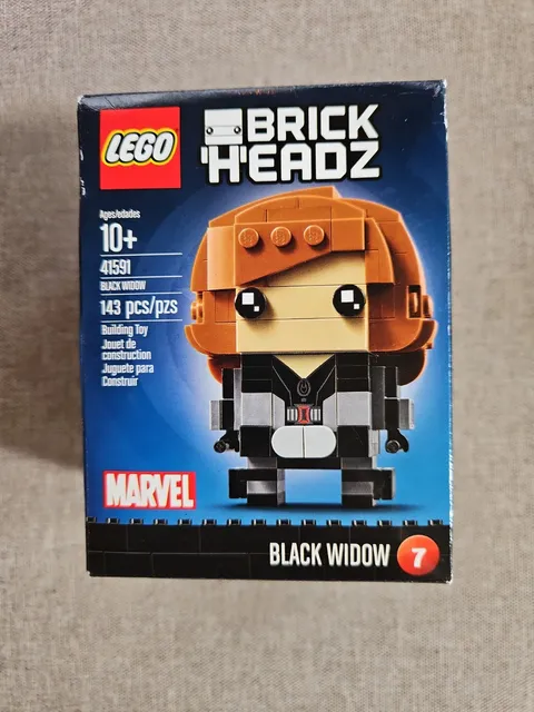 Lego 41591 BLACK WIDOW brick headz set kit #7 brickheadz marvel Brand NEW Sealed