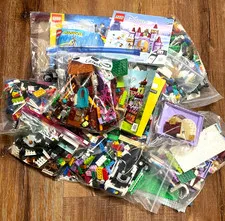 LEGO-MAX  Bulk Lot With Mixed Bricks, & Manuals