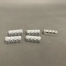 Lego 30414 3701 Old & Light Blue Gray Replacement Parts Pieces Lot of 5