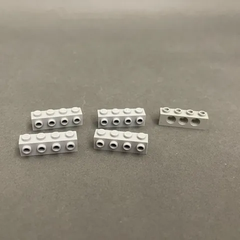 Lego 30414 3701 Old & Light Blue Gray Replacement Parts Pieces Lot of 5