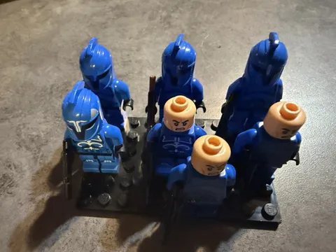Set of 7 Senate Guard LEGO Minifigures Star Wars