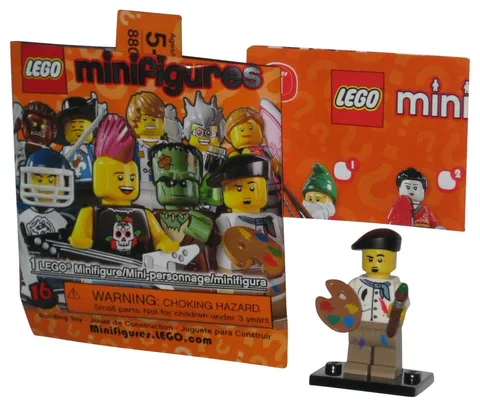 LEGO Series 4 Artist (2011) MiniFigure Toy Figure