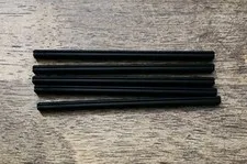 LEGO Black Technic, Axle 12L. QTY 5. Part No. 3708.
