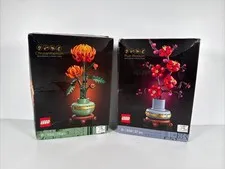 Lego Chrysanthemum & Plum Blossom 10368 & 10369 Botanical Collection New Sealed