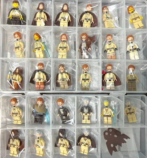 LEGO Minifigure Star Wars Obi-Wan Kenobi Lot Set  Obi Wan One without Case