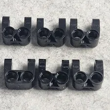 LEGO 41678 Technic Axle Pin Connector Perpendicular Black x6 Genuine