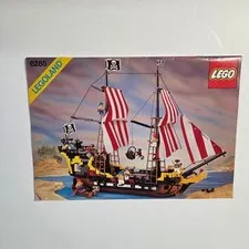 LEGO 6285 Black Seas Barracuda Instruction Manual Pirates Vintage 1989 Legoland
