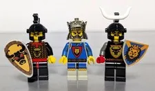 LEGO Knight Kingdom Mini Figures Castle Shield Dragon Helmet King Helmet Set of