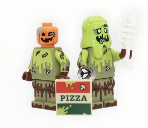 LEGO Minifigures Series 29 Lot Of 2 Trash Monsters Set 71052 Great No Accessory!