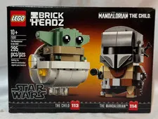 LEGO Star Wars BrickHeadz 75317 -The Mandalorian & the Child -NEW Sealed