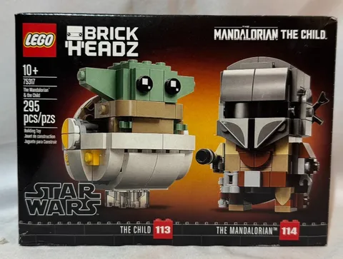 LEGO Star Wars BrickHeadz 75317 -The Mandalorian & the Child -NEW Sealed