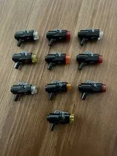 Lego Stud Shooter Lot Of 10 Weapons Accessories Bricks Parts Genuine Bulk Real