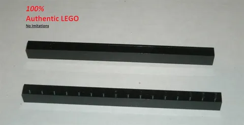 LEGO NEW 1x16 Black Brick (2x) 246526 Brick 2465