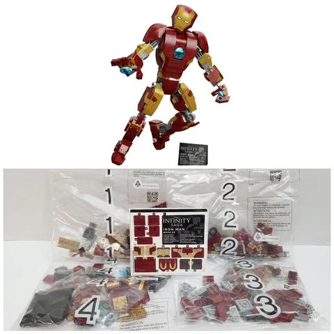 Lego 76206 Iron Man Figure NEW Complete Marvel Set Sealed Bags & Manual