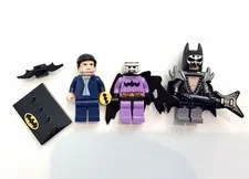 LEGO Batzarro, Glam Metal Batman, Bruce Wayne Mini-Figures 71017 Movie Series 1