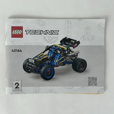 LEGO 42164 Manual Only Technic Off-Road Race Buggy Buildable Car Toy