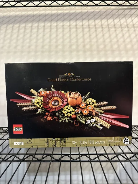 Lego #10314 Dried Flower Centerpiece Botanical Icons Retired Brand New Sealed