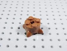 LEGO Reddish Brown 2x2 Plant Tree Roots Stump Brick BA