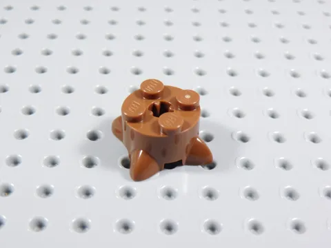 LEGO Reddish Brown 2x2 Plant Tree Roots Stump Brick BA