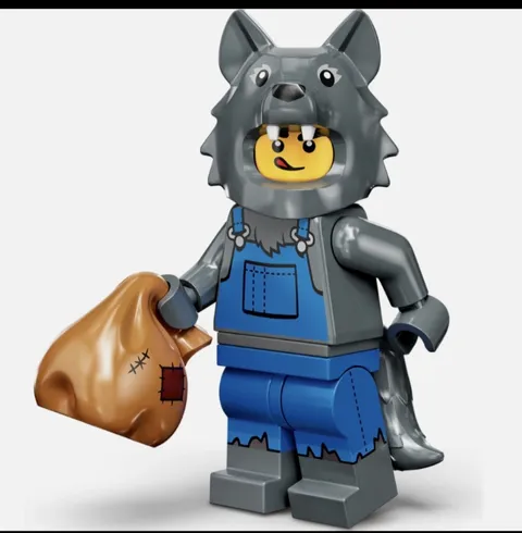 LEGO CMF Series 23 Minifigure Wolf Costume Minifigure (Sealed)