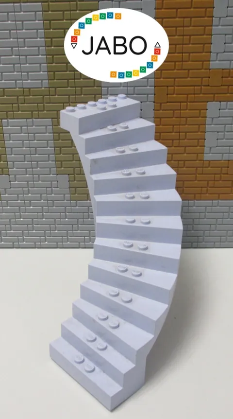 (B 1) LEGO 6169 Stair Spiral Staircase 13x13x12 Light Purple