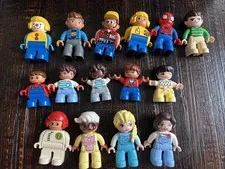 Vintage & Modern LEGO Duplo Figures Lot Spider-Man Elsa Grandma Clown People