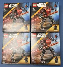 4 X LEGO Star Wars: (2025) DARTH MAUL MECH 143pc Building Toy #75411