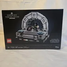 LEGO Star Wars: Emperor's Throne Room Diorama (75352) Retired - New Sealed