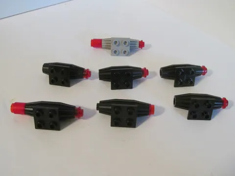 Vintage Authentic LEGO Classic Space Turbine Engine Thrusters Lot of 7