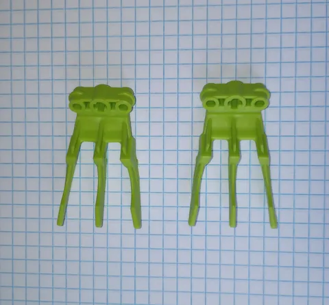 2 Bionicle Lego 61806 Lime Green Small Claw Hand w/ Axle Hole or foot Lot of 2