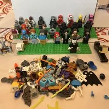 Lego Mini Fig Lot Of 26 And Parts/ Accessories 