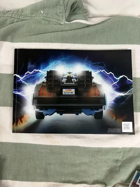 LEGO 10300 Back to the Future Time Machine INSTRUCTION MANUAL ONLY