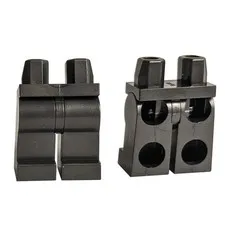10x LEGO Minifigure Legs Pearl Dark Gray Armor