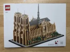 MANUAL ONLY from LEGO Architecture 21061 Notre-Dame de Paris