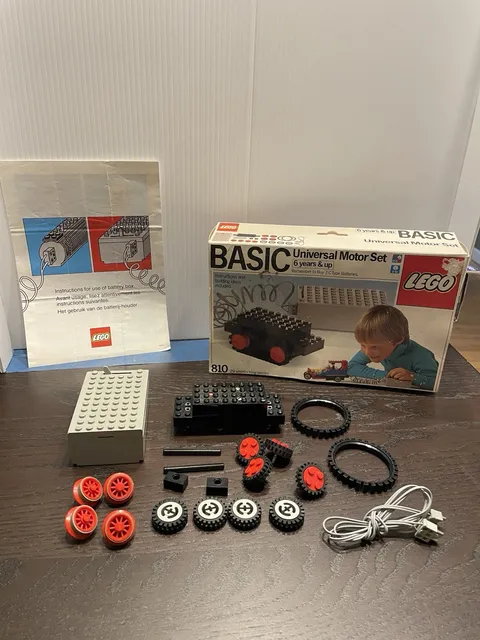 LEGO 810 Universal Motor Set Vintage 1985 Basic 4.5V, Complete, Does Not Work