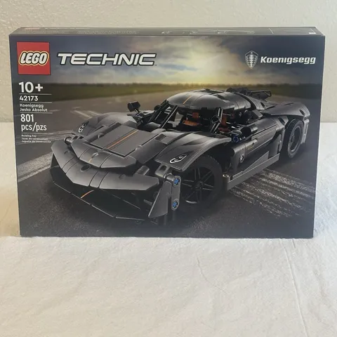 LEGO Technic Koenigsegg Jesko Absolut Grey Hypercar Sport Car 42173 Building Kit