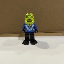 Lego Navigator Hip "Muddy" Waders Minifigure Aquazone (aqu009) Read Desc.